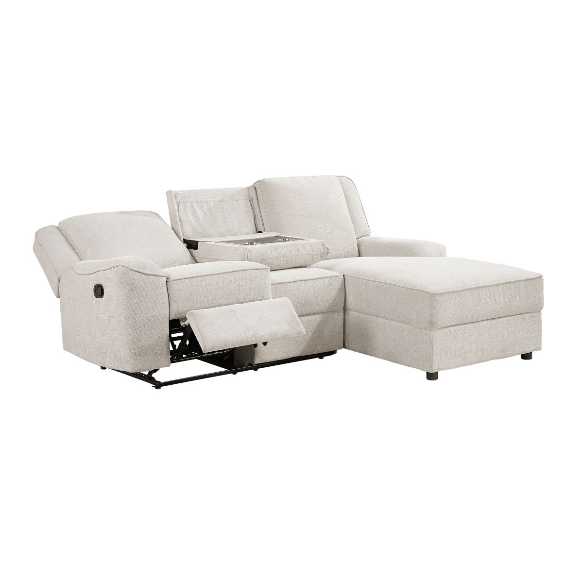 Monterey - 2 Piece Reclining Sectional With Right Chaise