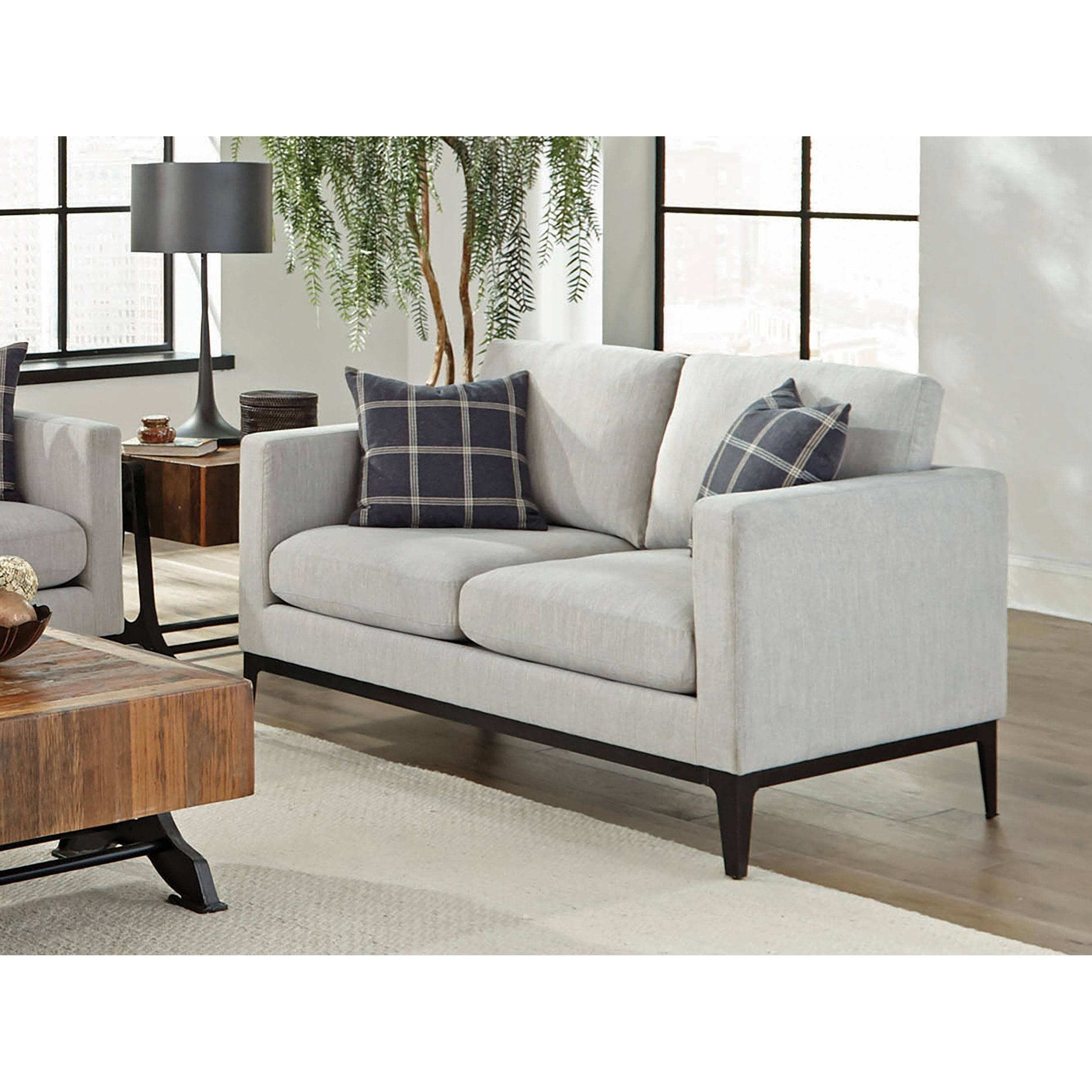 Diamond Modern Furniture COA Apperson Stationary Fabric Loveseat 508682 IMAGE 9