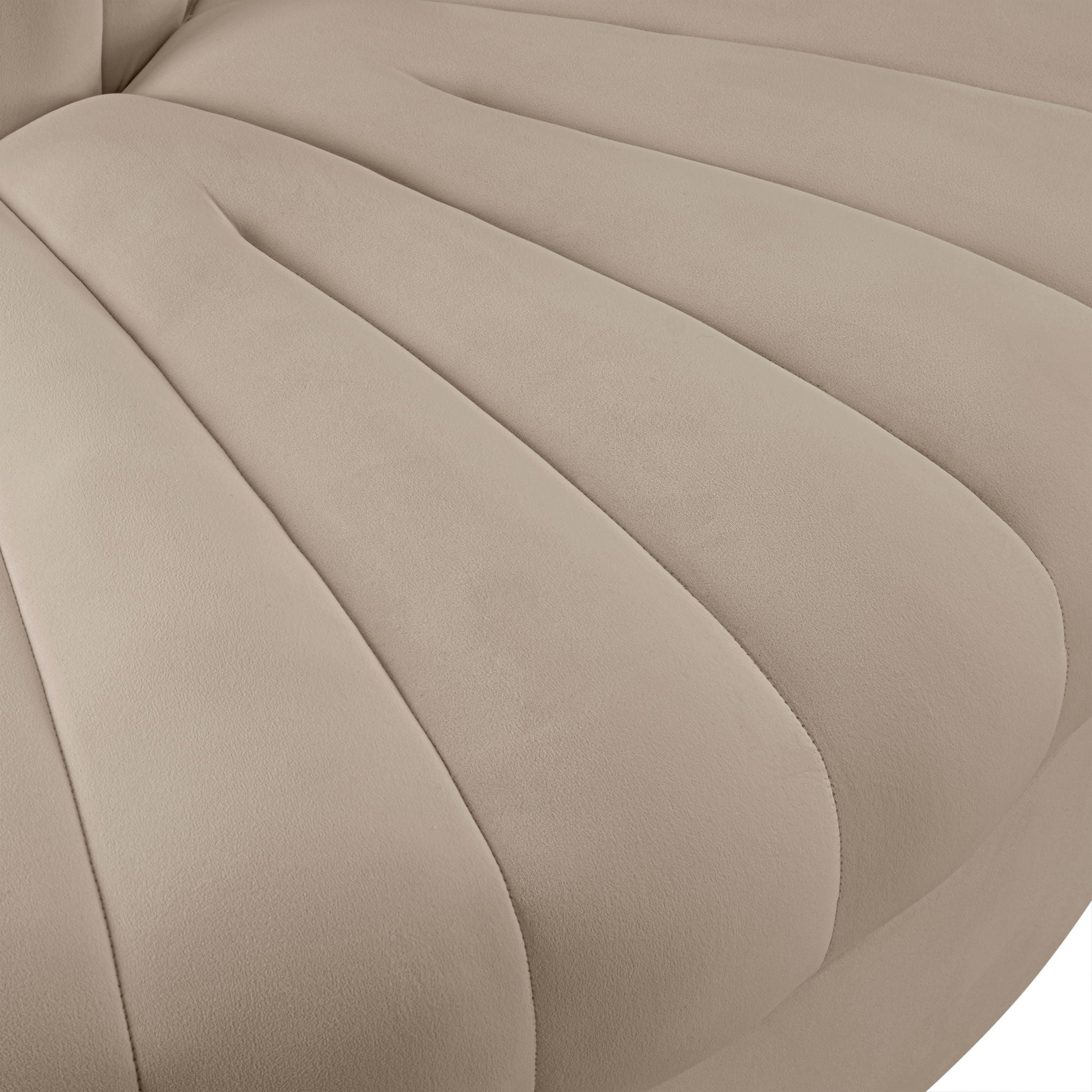 Rummi - Velvet Performance Fabric Upholstered Modular Chair