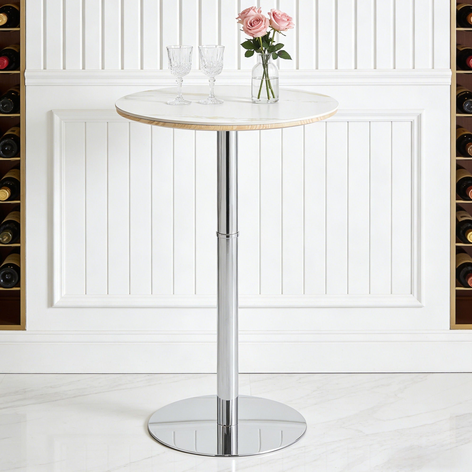 Contemporary Circular Bar Table