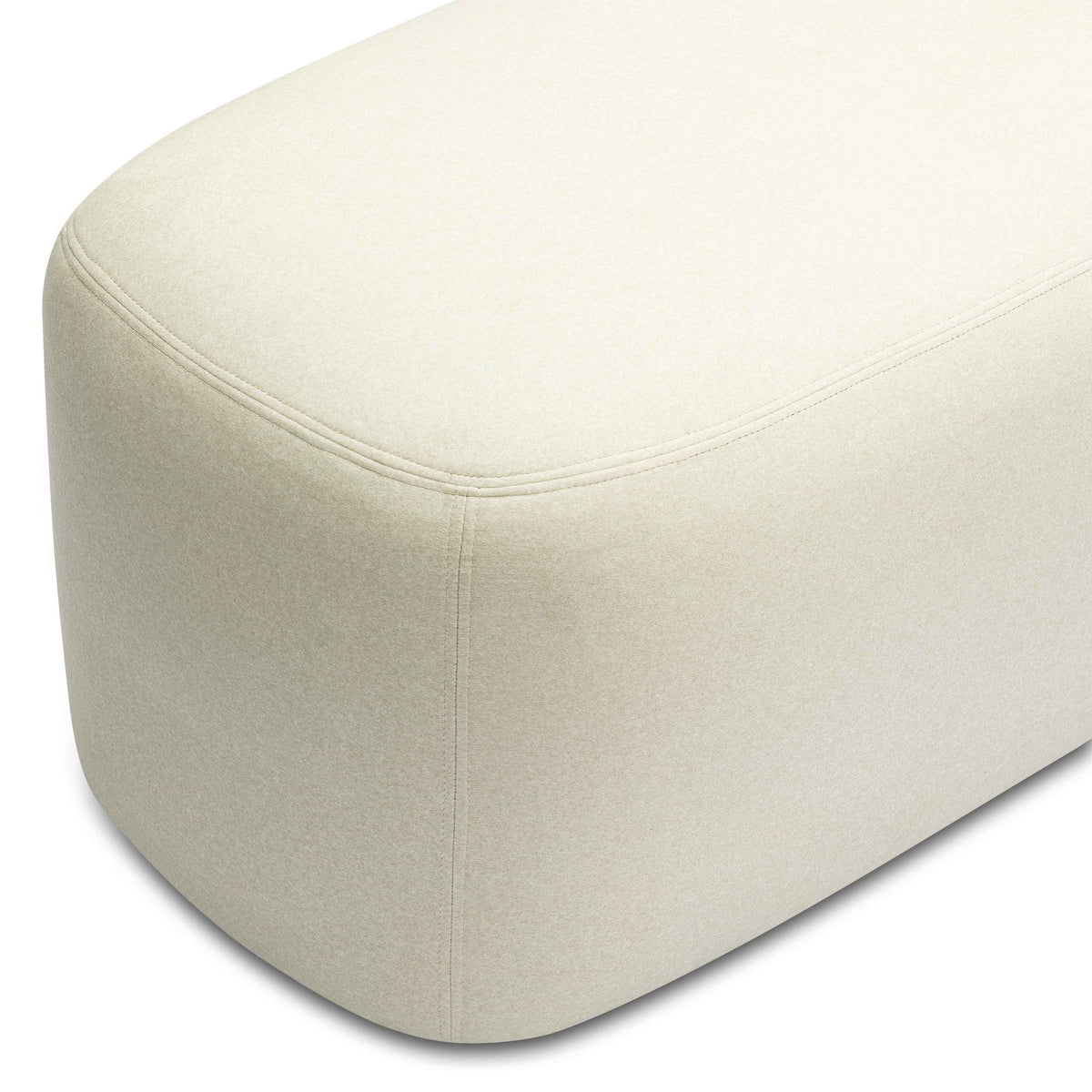 Graceland - Faux Mohair Bench