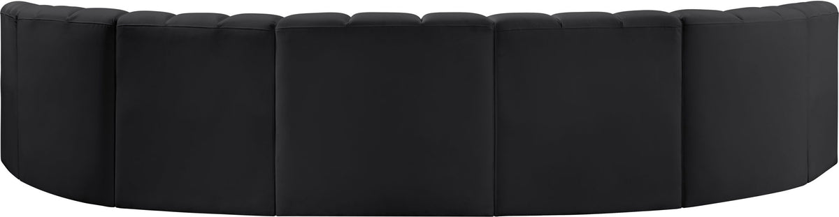 Arc - Faux Leather 7 Piece U-Shaped Modular Sofa