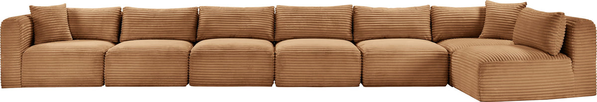 Shaggy - Fabric 7 Piece Modular Sectional