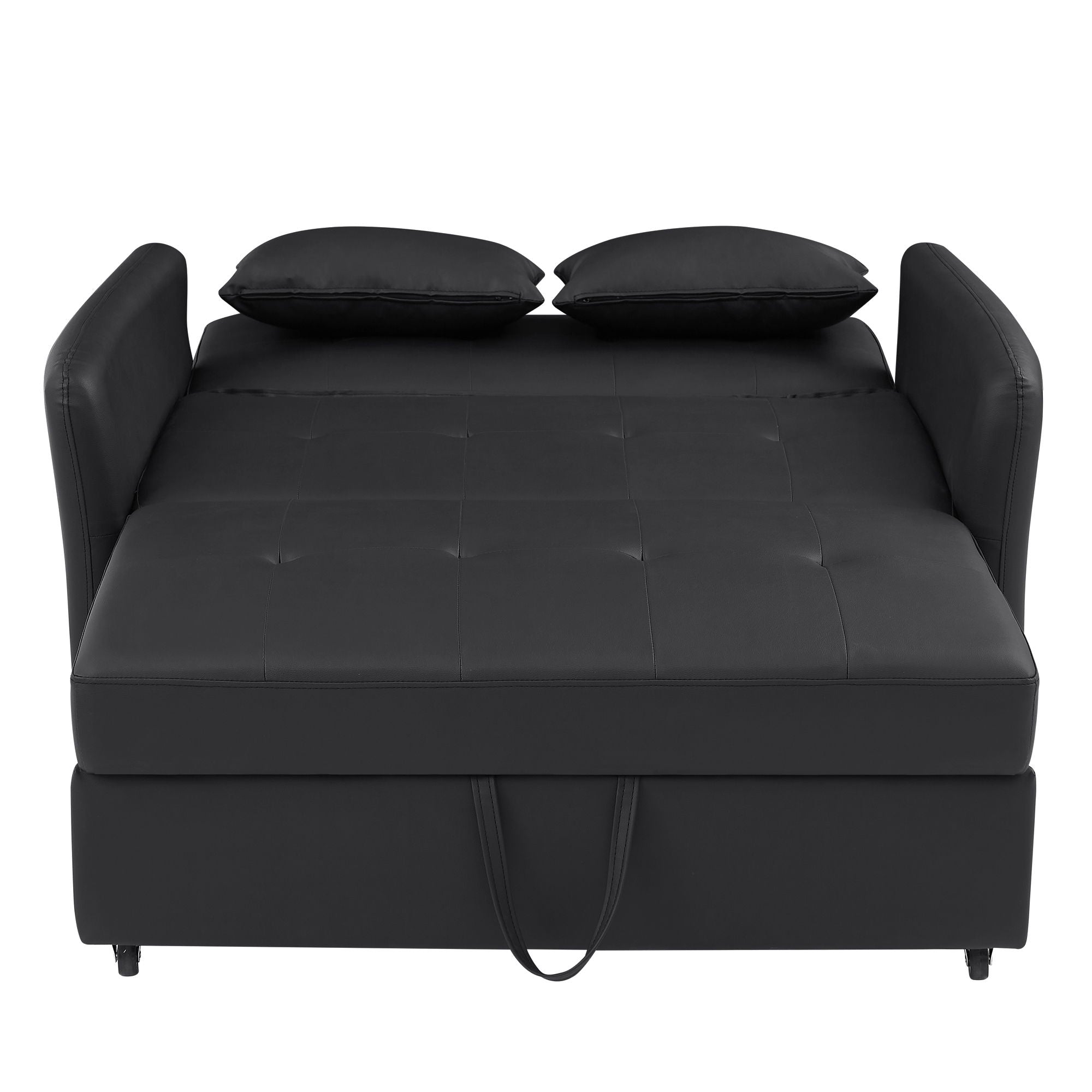 Convertible Sleeper Sofa Bed With 3 USB Ports