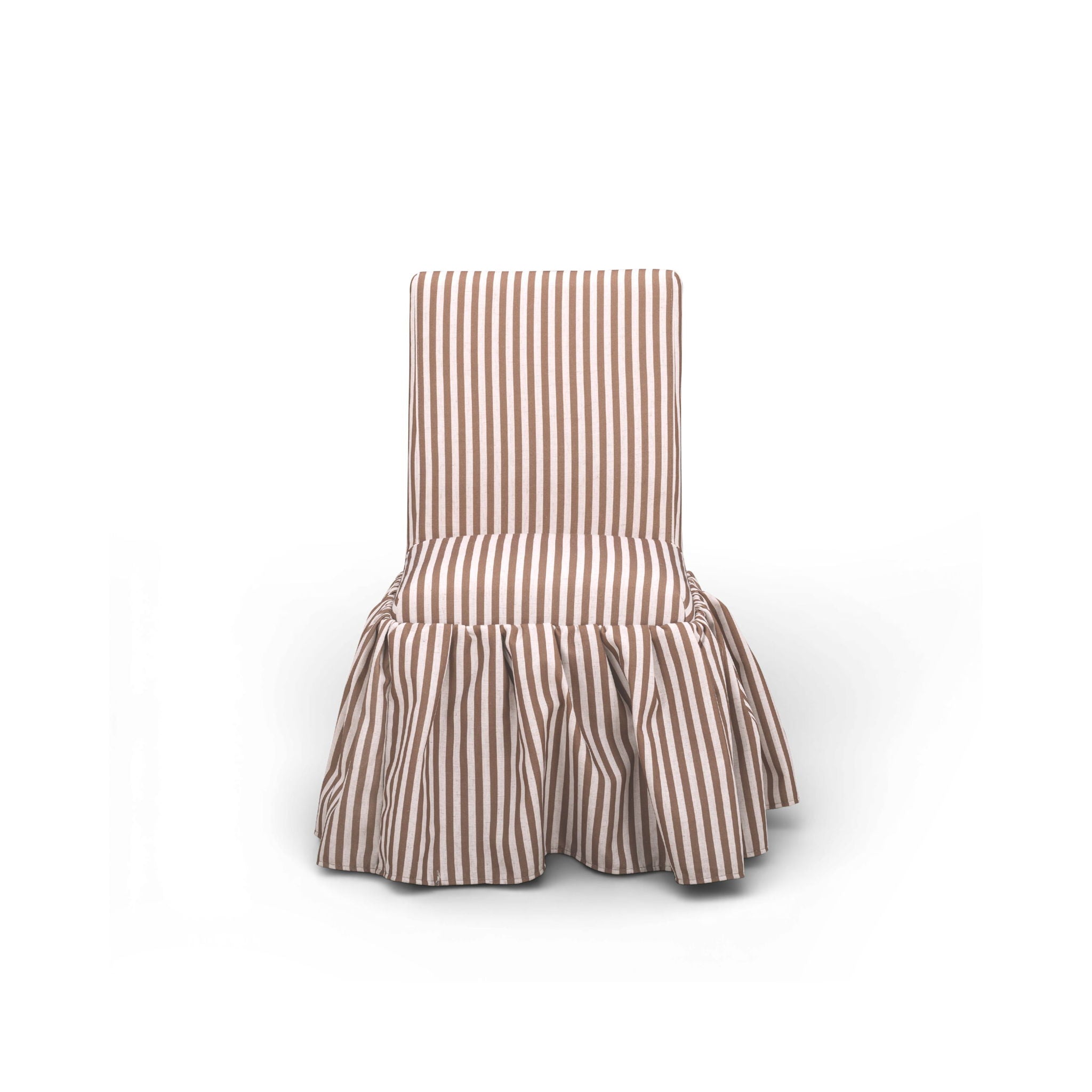 Gertrude - Striped Linen Dining Chair