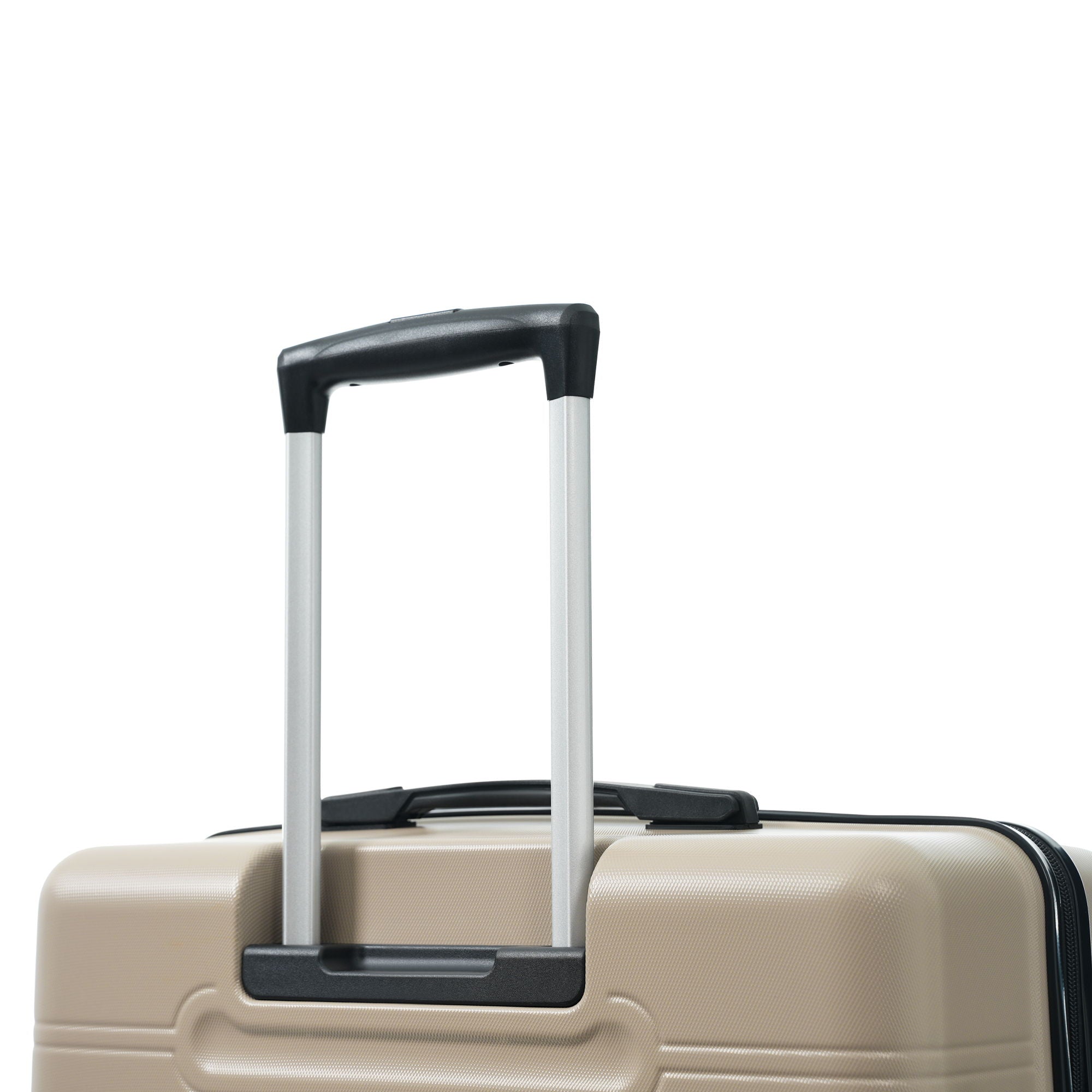 6 Piece Lightweight Hardshell Luggage Set With Double Spinner Wheels, Password Lock