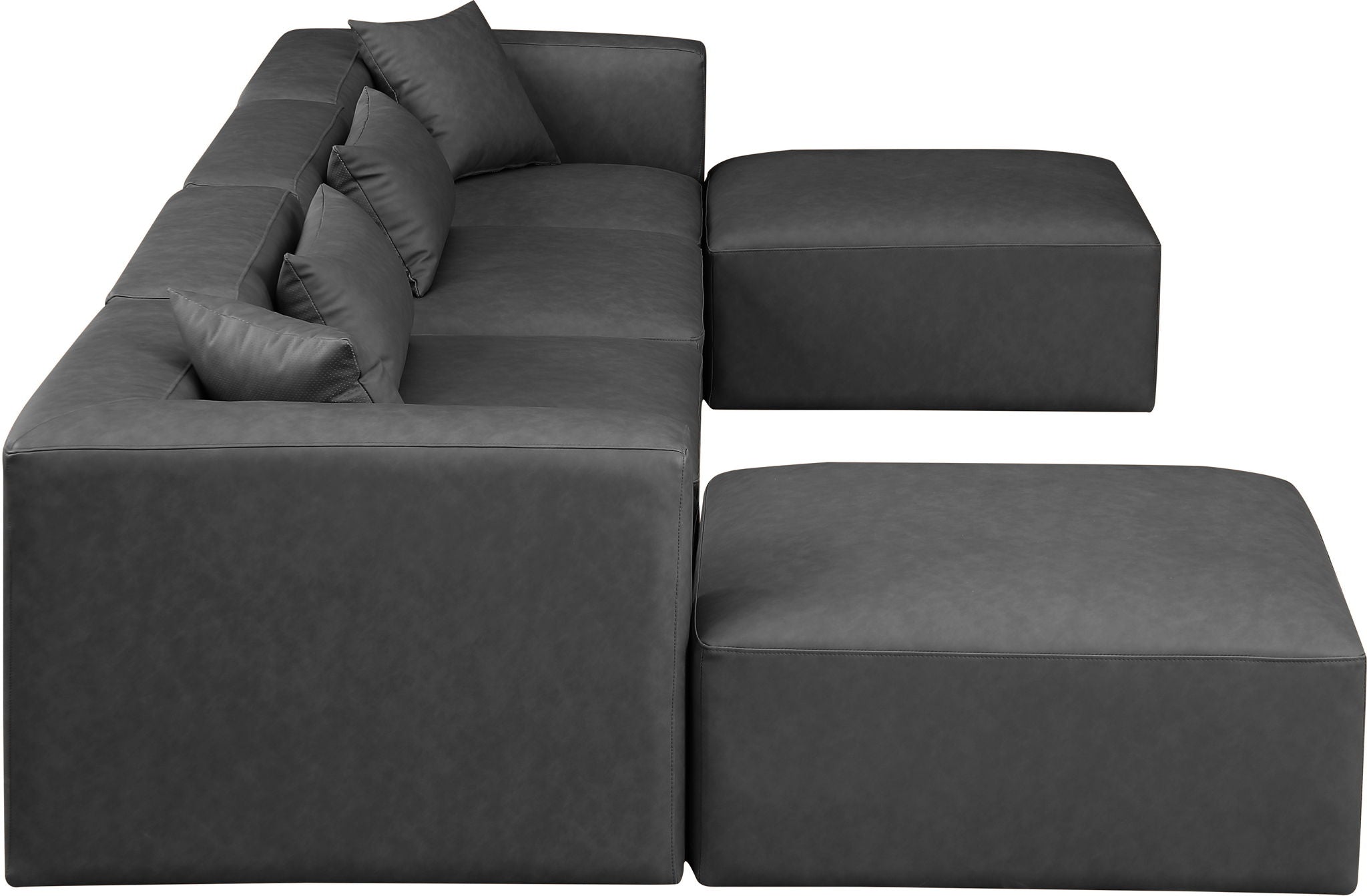 Cube - 6 Piece Modular Double Chaise Sectional