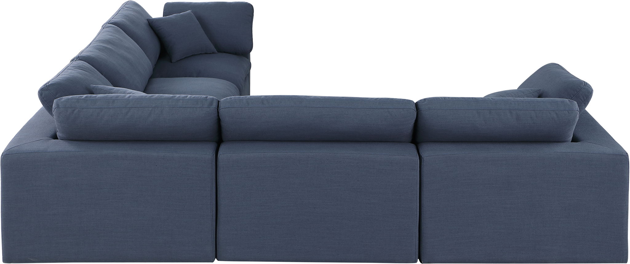 Comfy - 5 Piece Linen Modular Corner Sectional