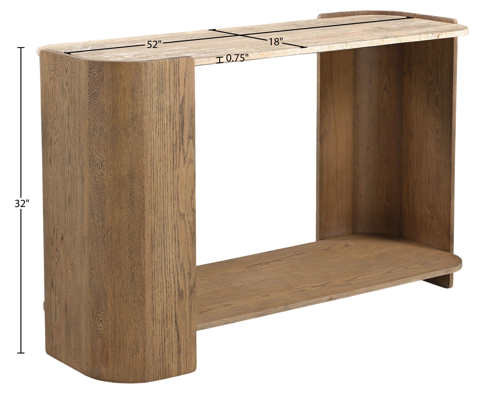 Calabria - Marble And Oak Wood Table