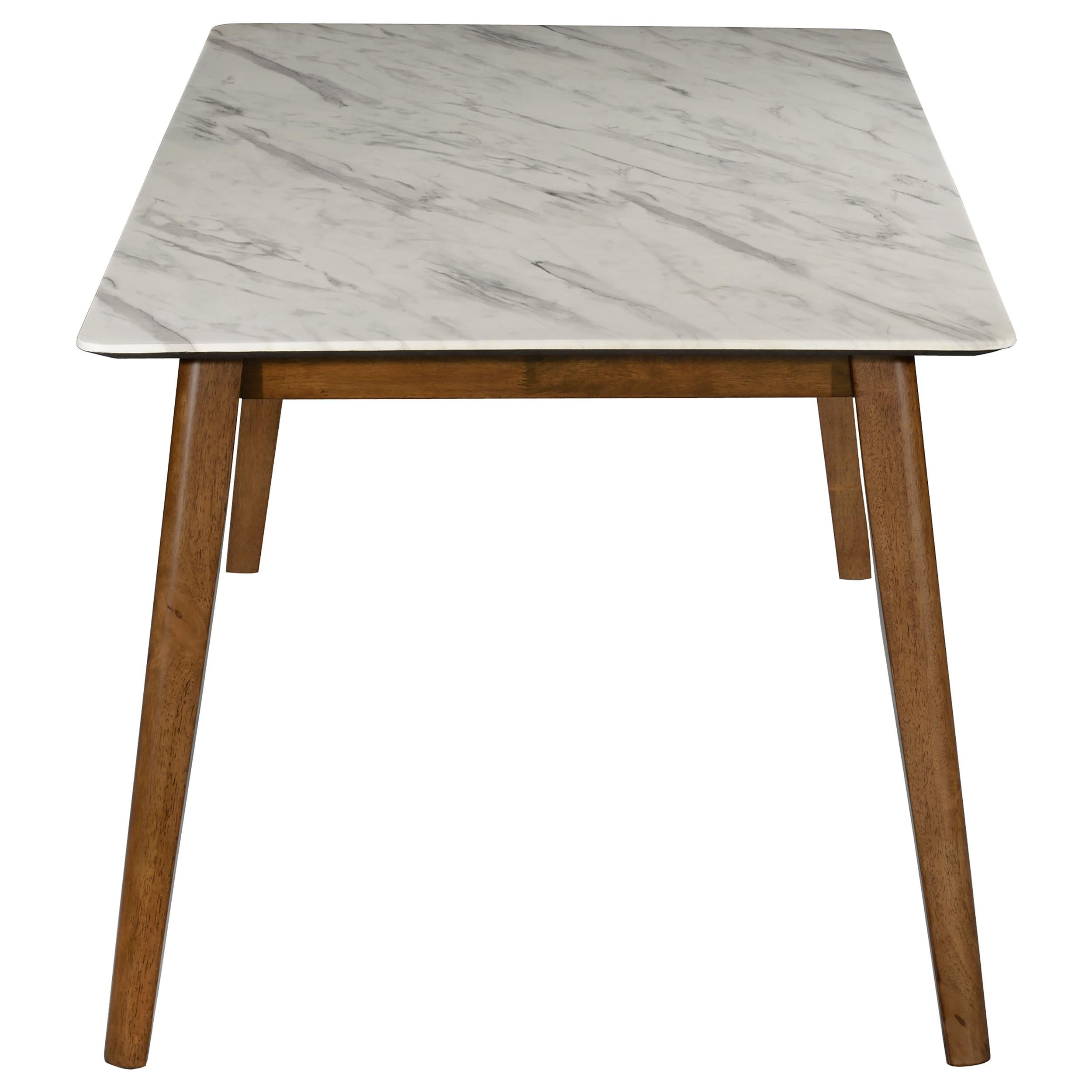 Diamond Modern Furniture COA Everett Dining Table with Faux Marble Top 192761 IMAGE 3