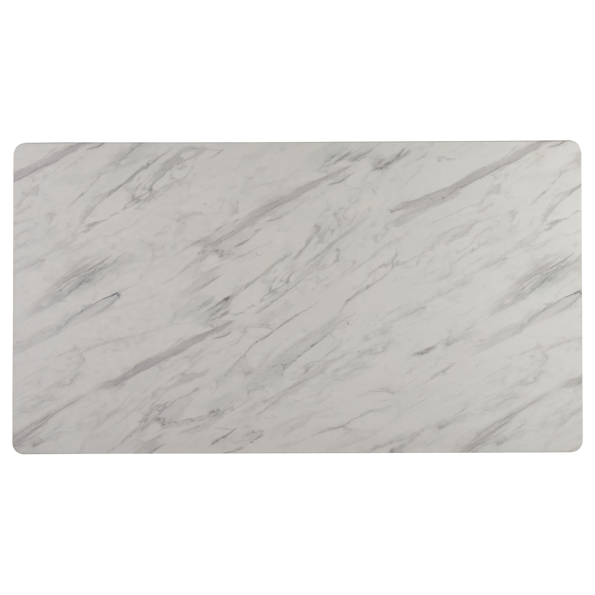Diamond Modern Furniture COA Everett Dining Table with Faux Marble Top 192761 IMAGE 7