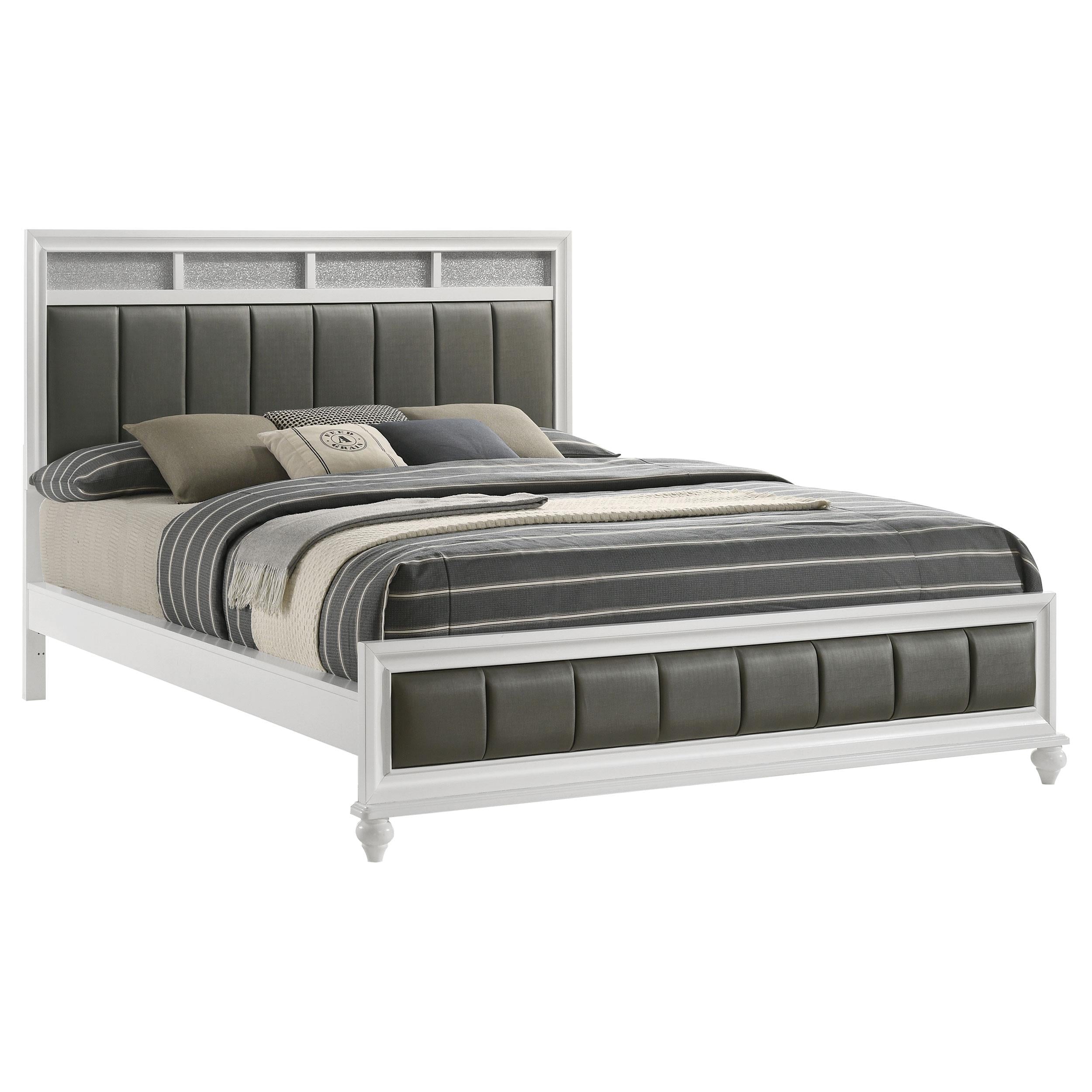 Coaster Furniture Barzini California King Upholstered Panel Bed 205891KW IMAGE 2