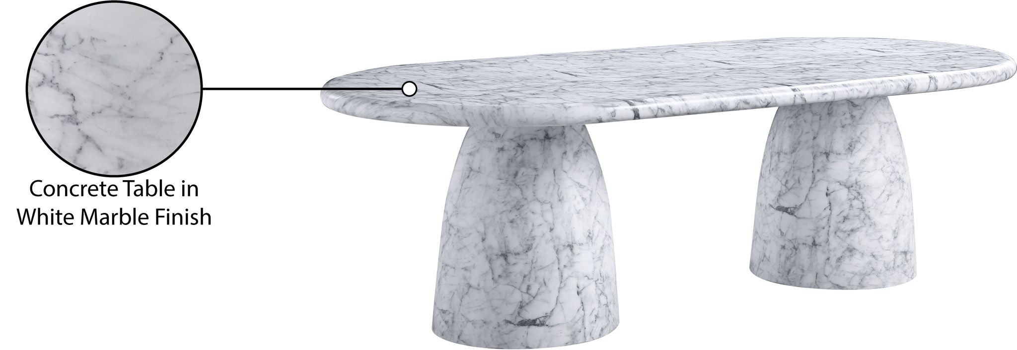 Cosenza - Concrete Dining Table