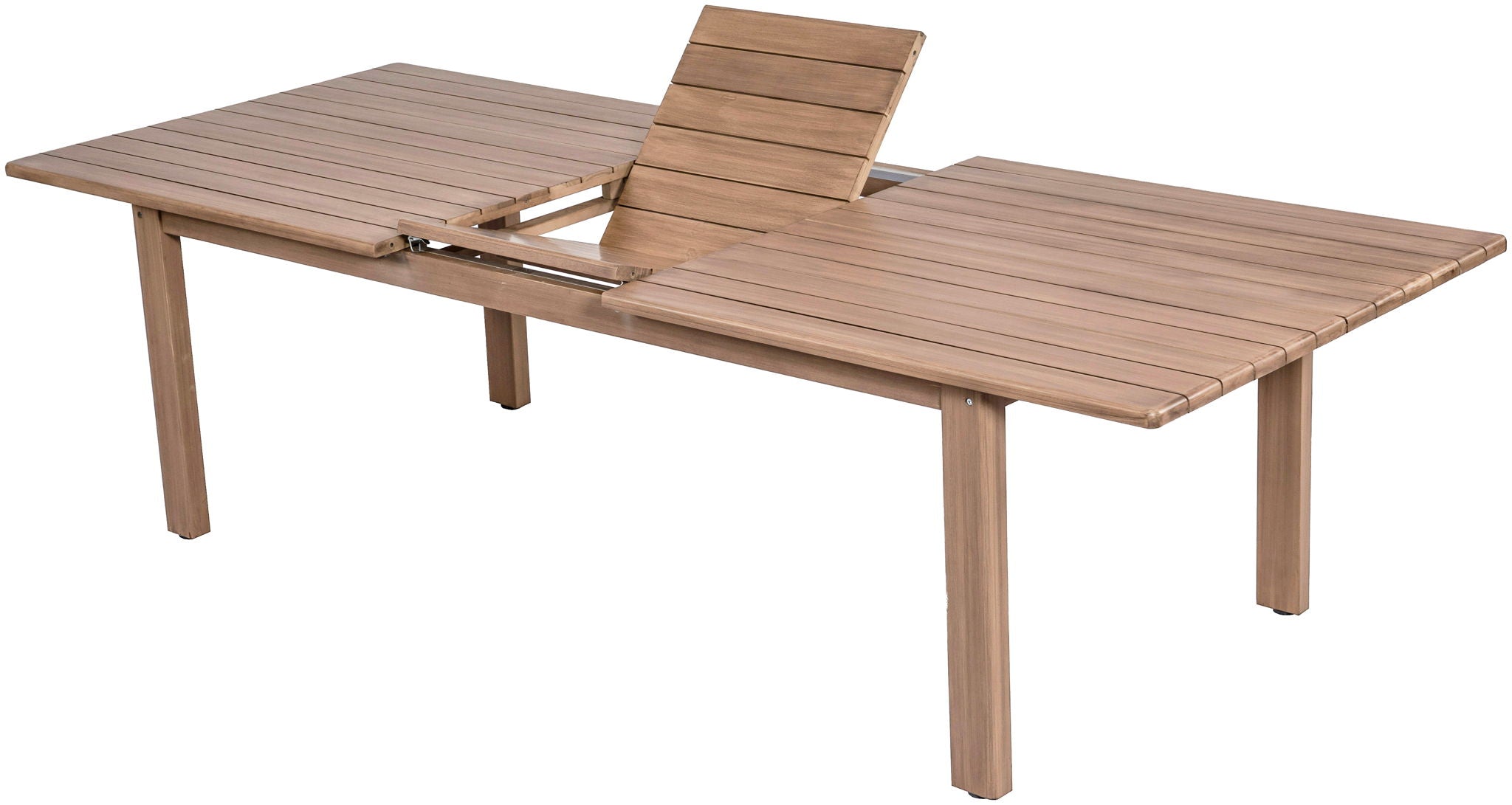 Newport - Acacia Wood 86.75" / 108" Outdoor Patio Dining Table - Natural