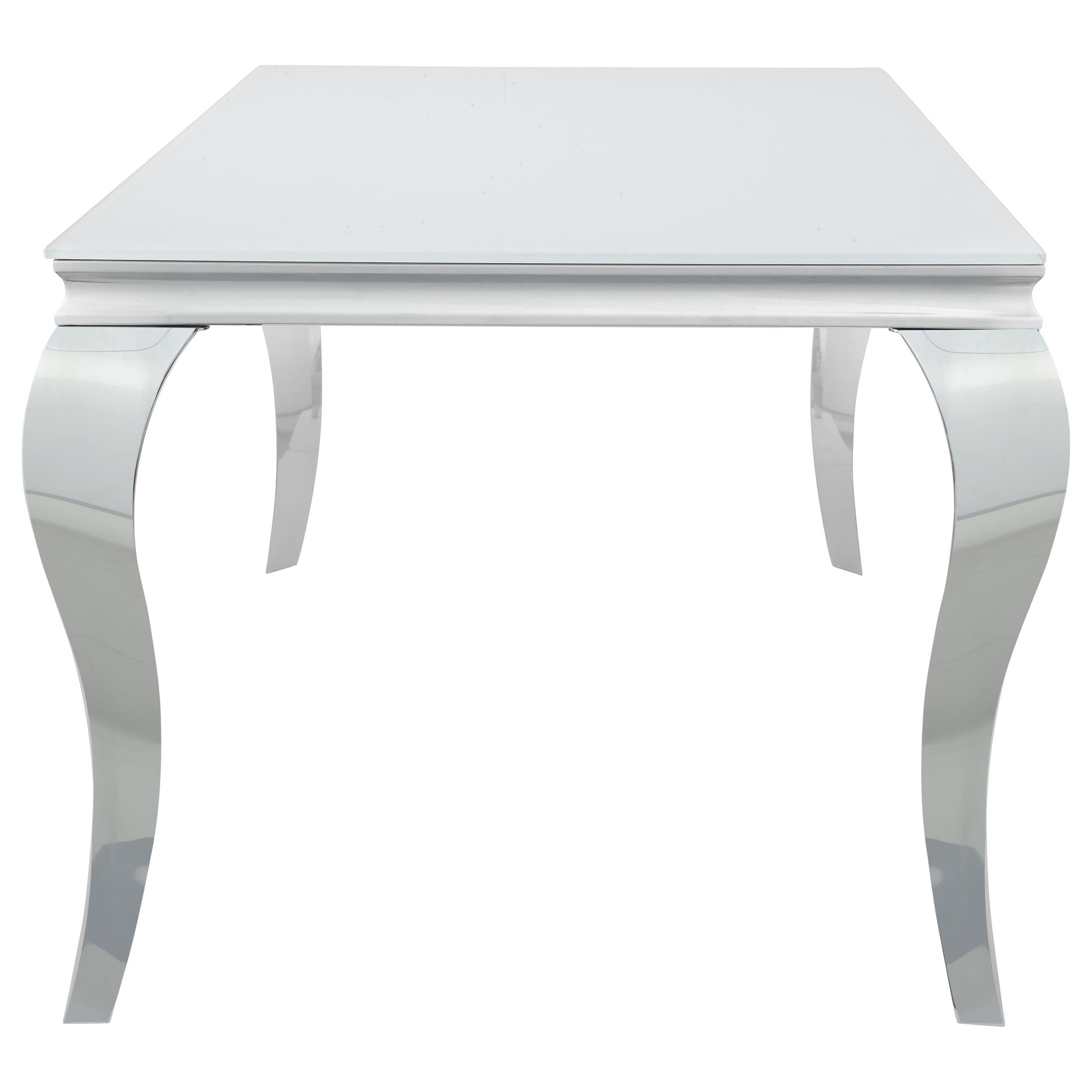Coaster Furniture Dining Table with Glass Top 115091 IMAGE 4