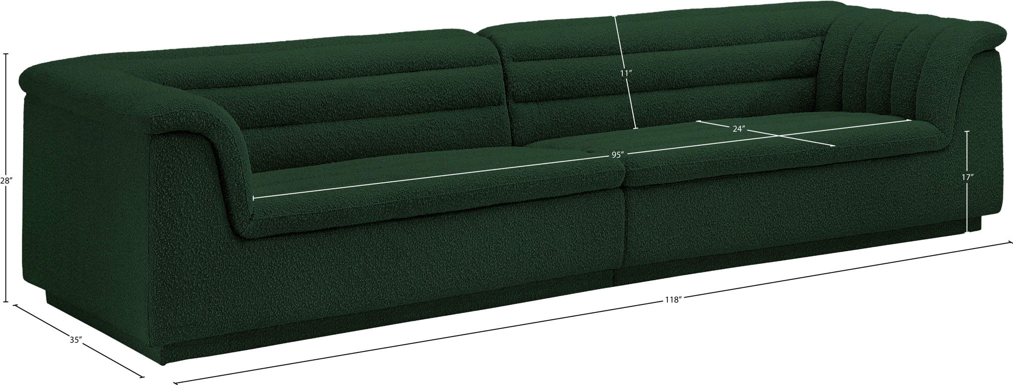 Cascade - Boucle Modular Sofa