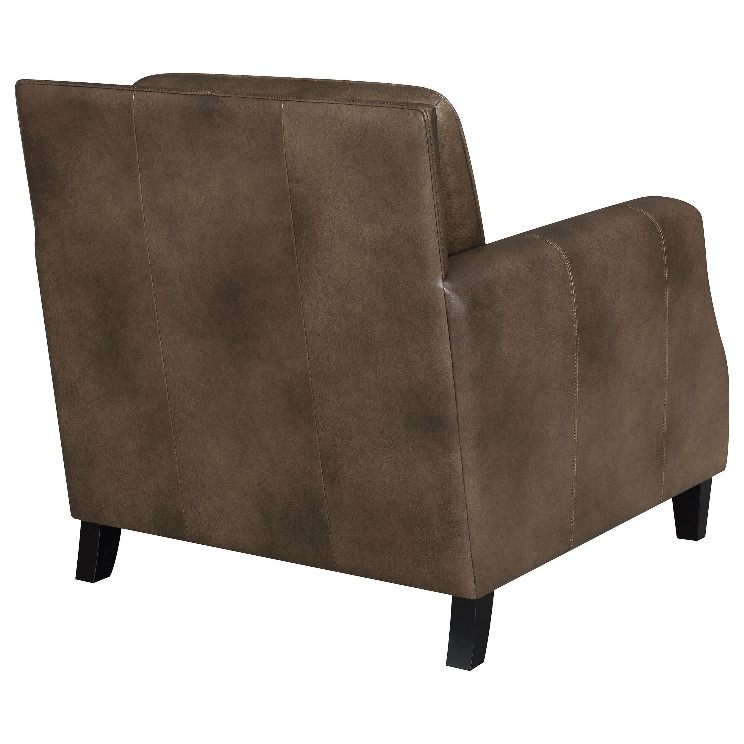 Diamond Modern Furniture COA Leaton Stationary Leather Match Chair 509443 IMAGE 6