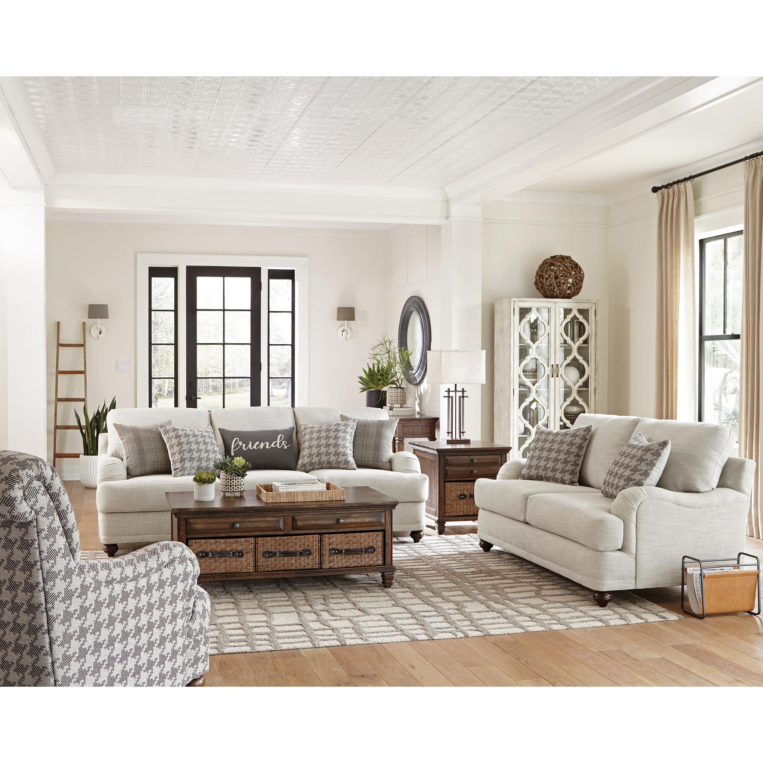 Diamond Modern Furniture COA Glen Stationary Fabric Loveseat 511095 IMAGE 7