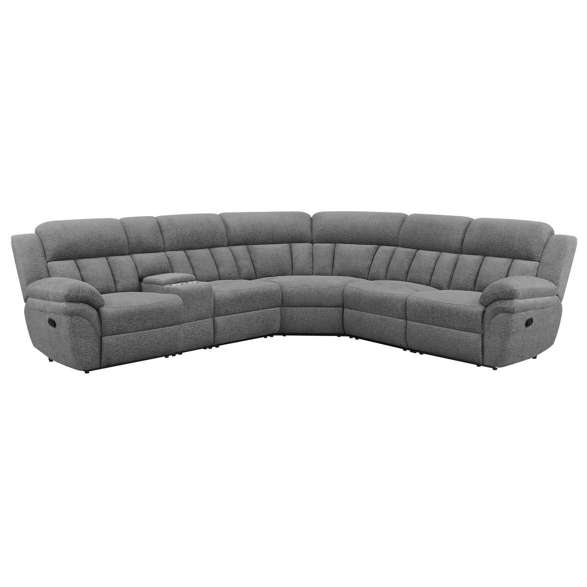 Bahrain Reclining Fabric 6 pc Sectional 609540LR/609540CON/609540AR/609540WDG/609540AR/609540RR