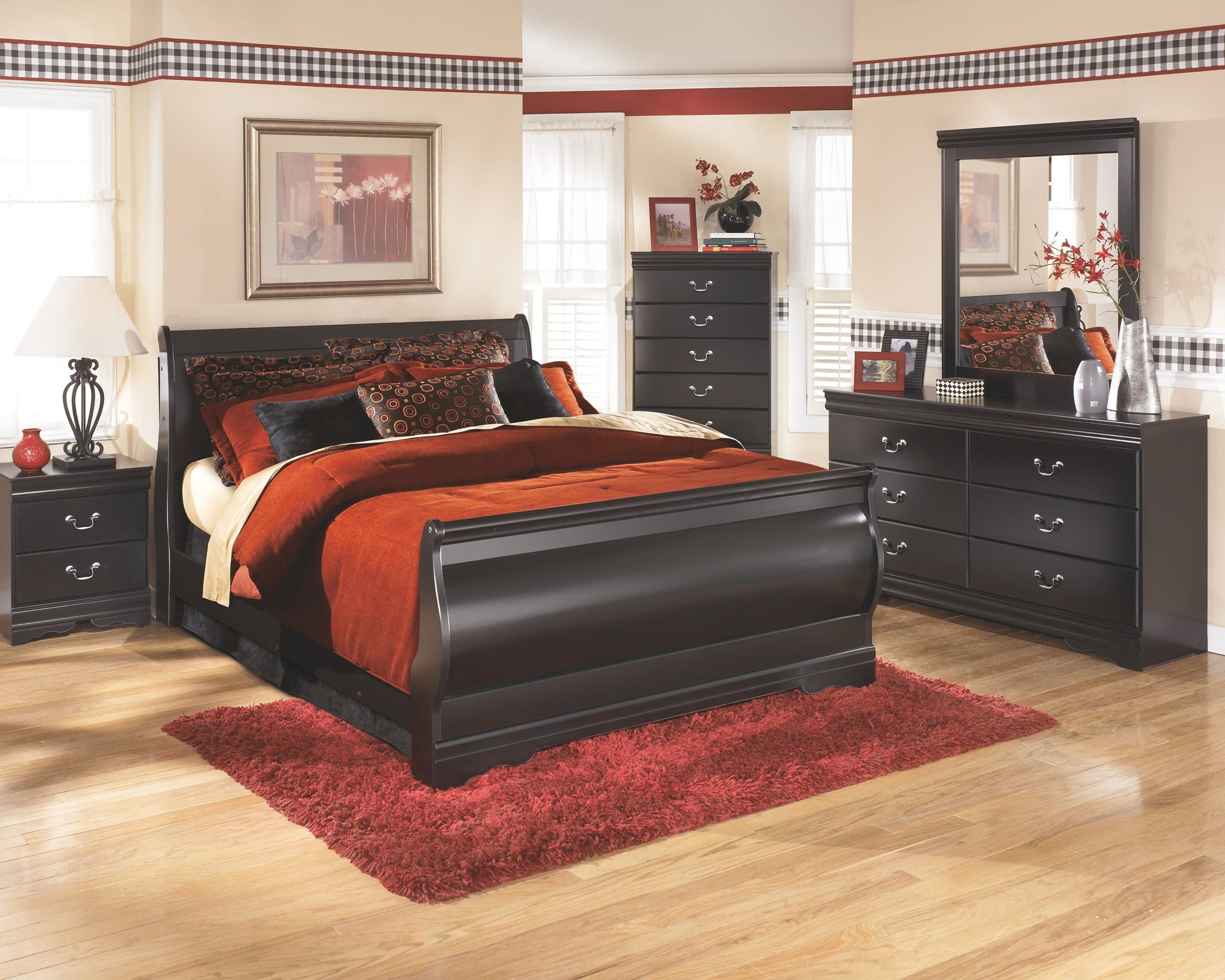 Huey Vineyard - Sleigh Bed