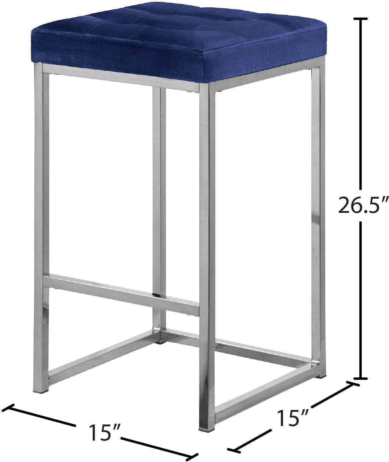 Nicola - Velvet Stool (Set of 2)