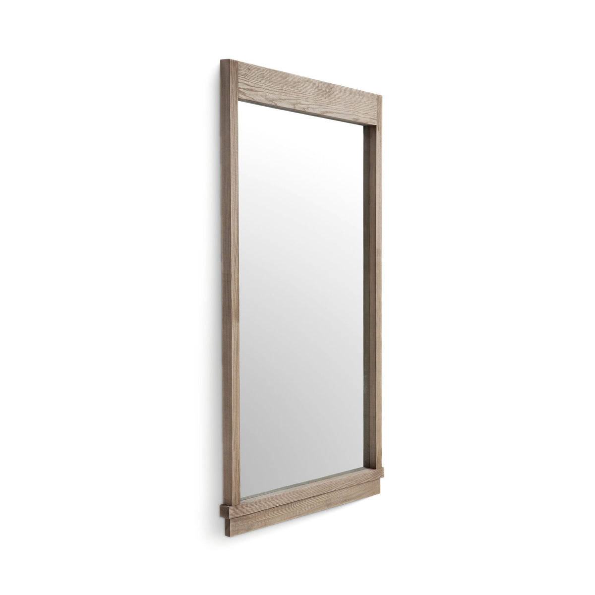 Aimee - Solid Brushed Wooden Ash Mirror - Natural