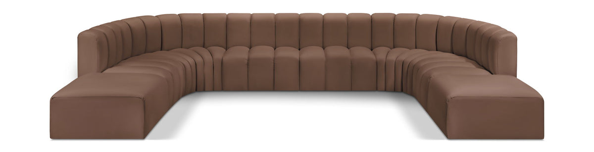 Arc - Faux Leather Modular Sectional