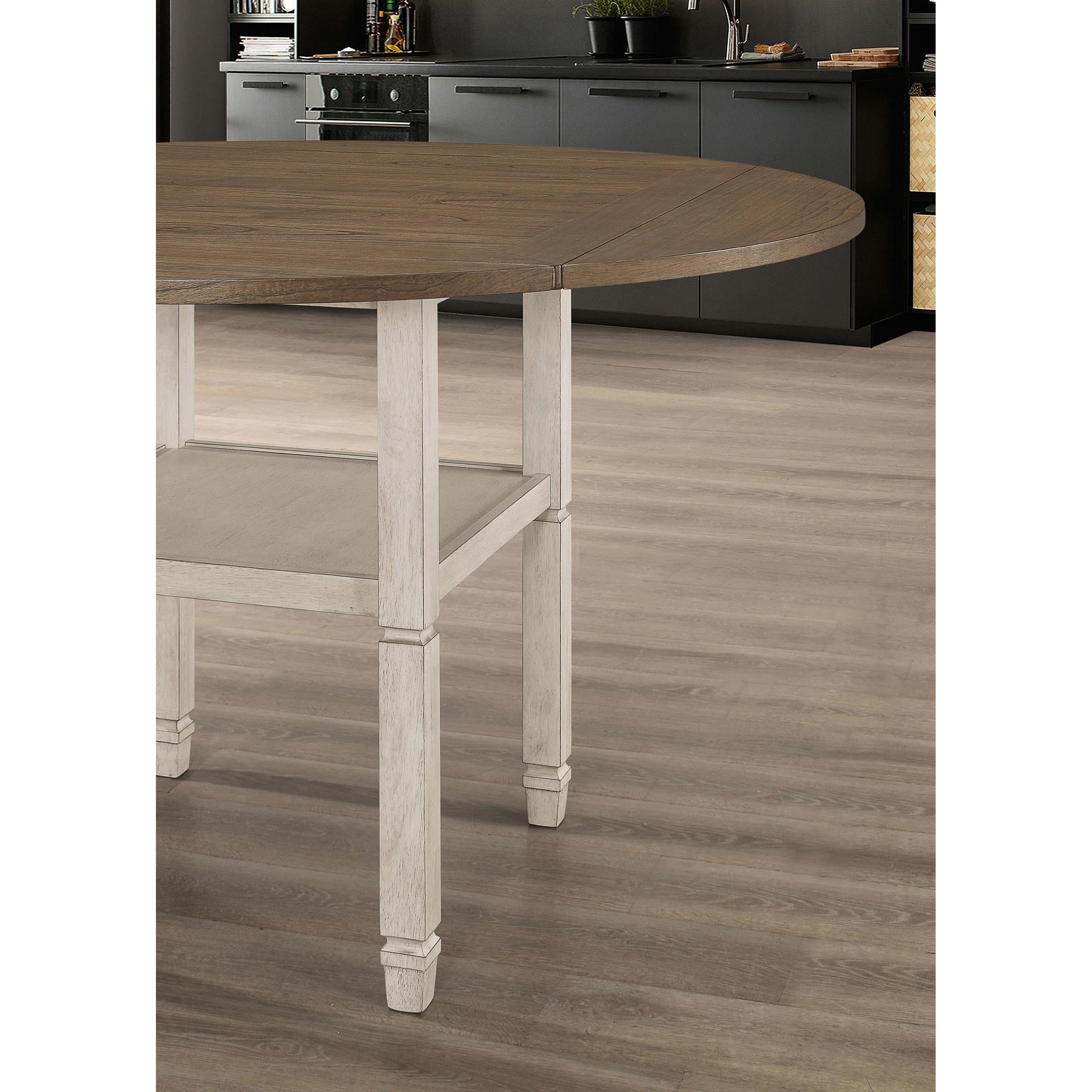 Diamond Modern Furniture COA Square Sarasota Counter Height Dining Table with Pedestal Base 192818 IMAGE 12