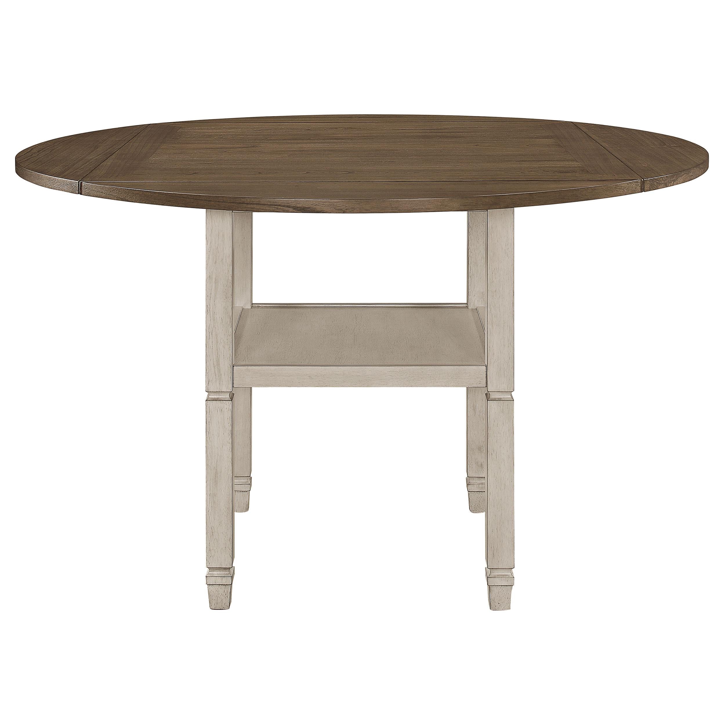 Diamond Modern Furniture COA Square Sarasota Counter Height Dining Table with Pedestal Base 192818 IMAGE 5