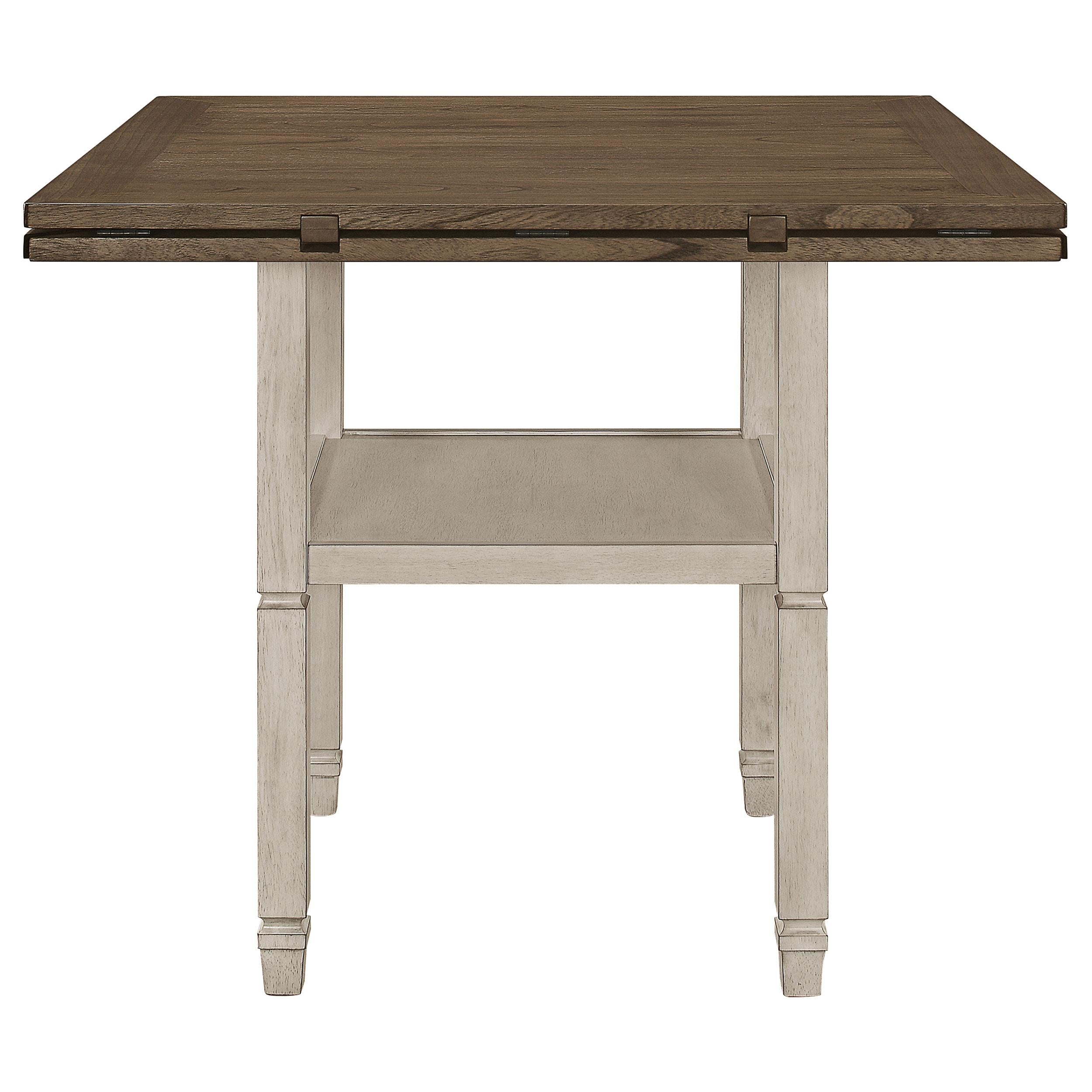 Diamond Modern Furniture COA Square Sarasota Counter Height Dining Table with Pedestal Base 192818 IMAGE 6