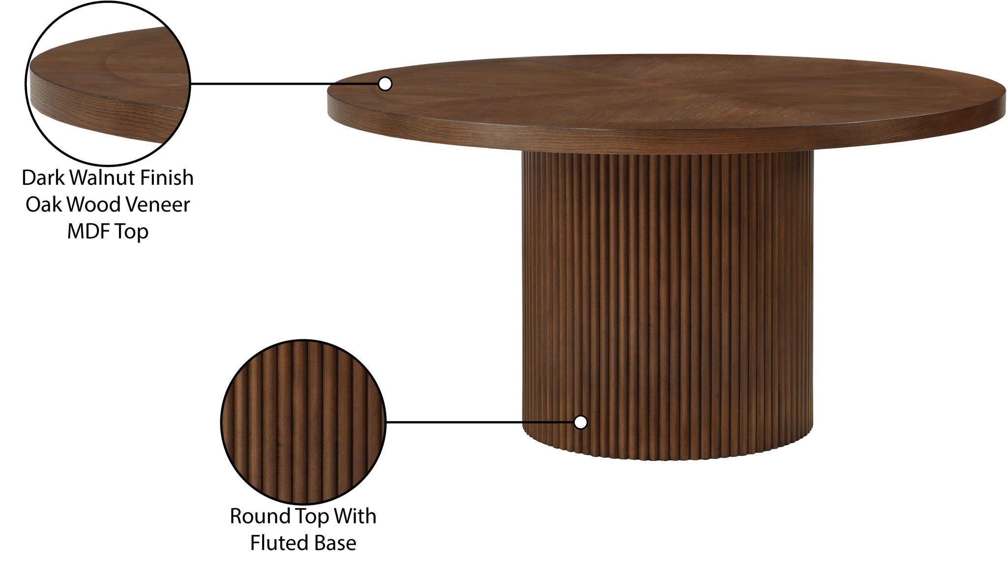 Belinda - Oak Veneer Table