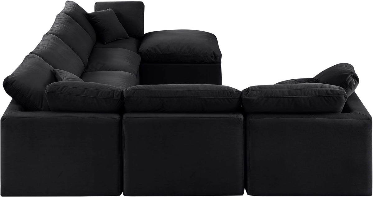 Indulge - Velvet 7 Piece Modular Sectional