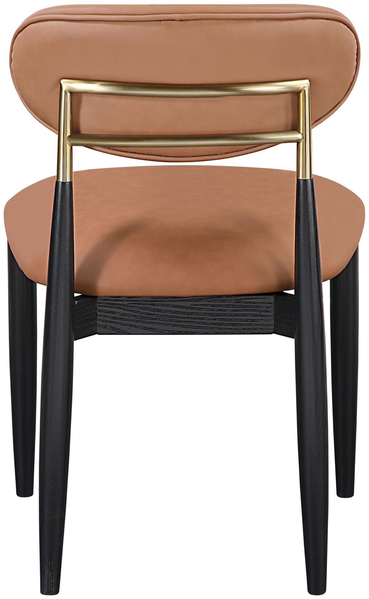Riccio - Dining Side Chair (Set of 2) - Black And Gold Frame