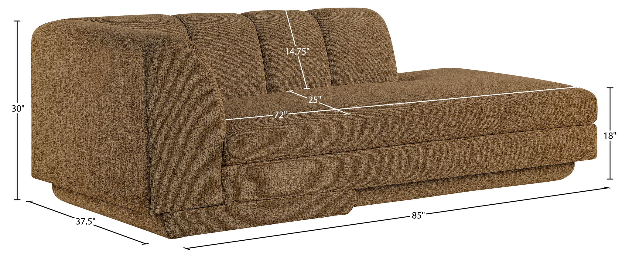 Modari - Fabric Upholstered Chaise