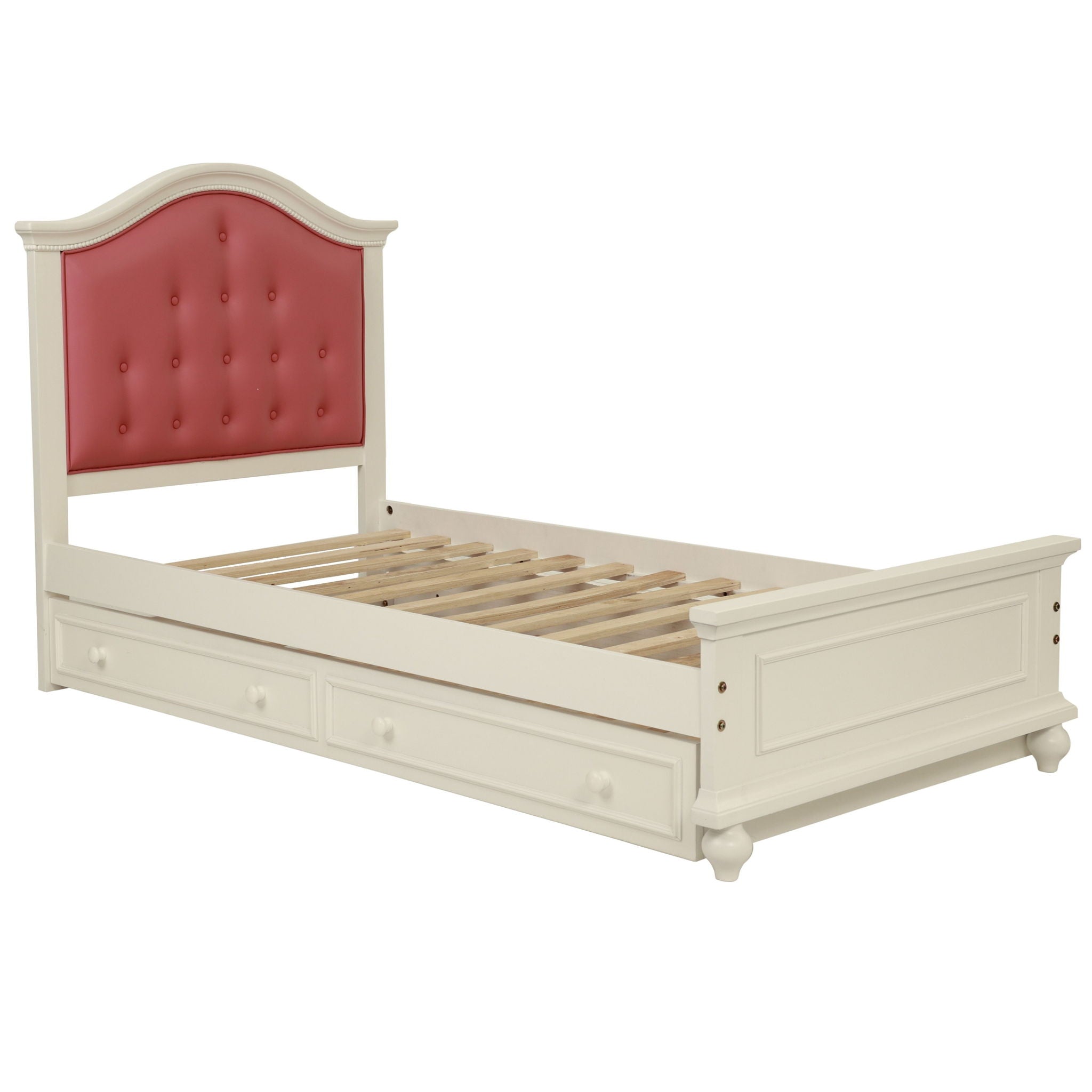 Contemporary Style Bed With Trundle