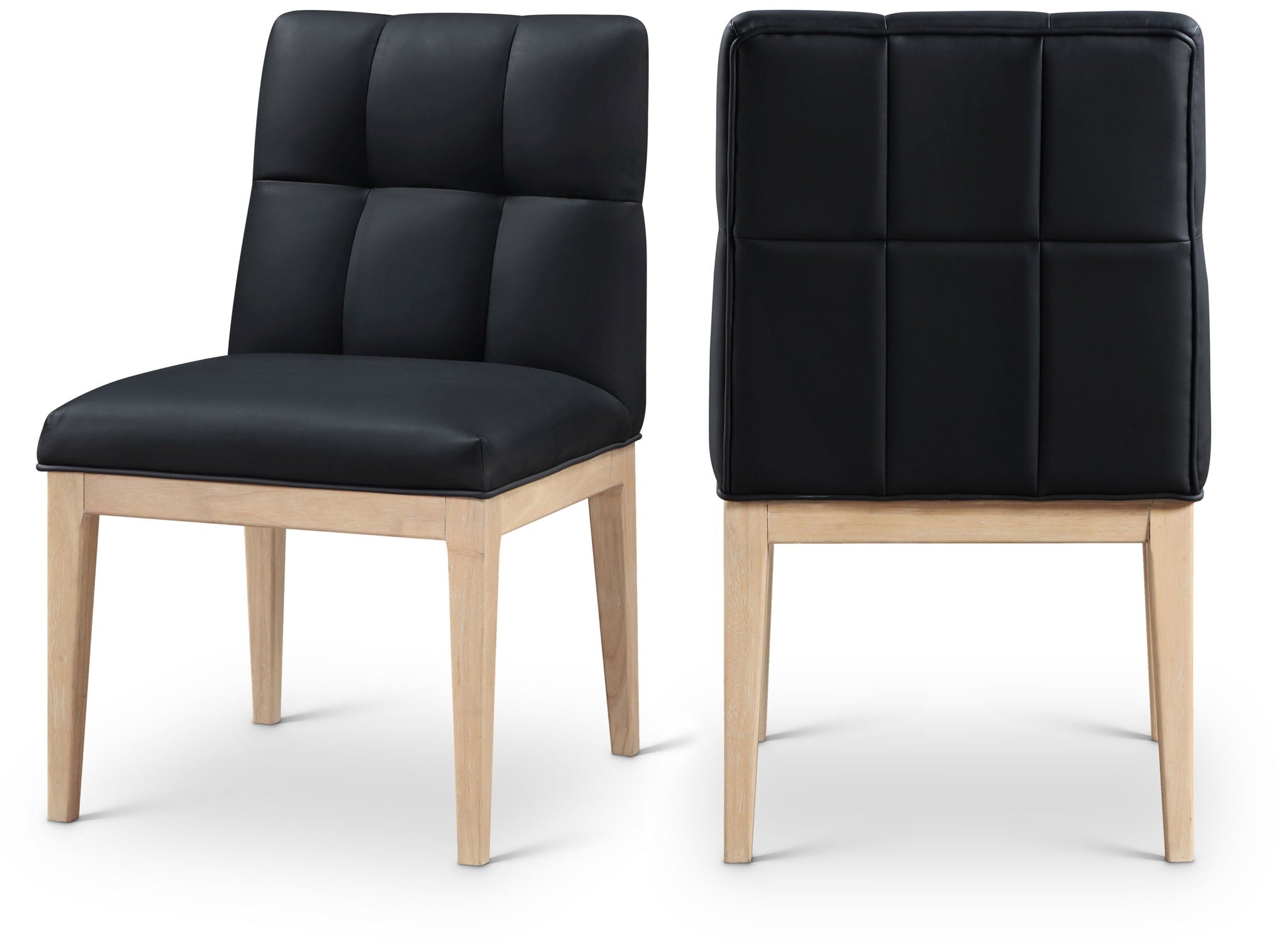 Adrian - Dining Side Chair (Set of 2) - Light Brown Legs