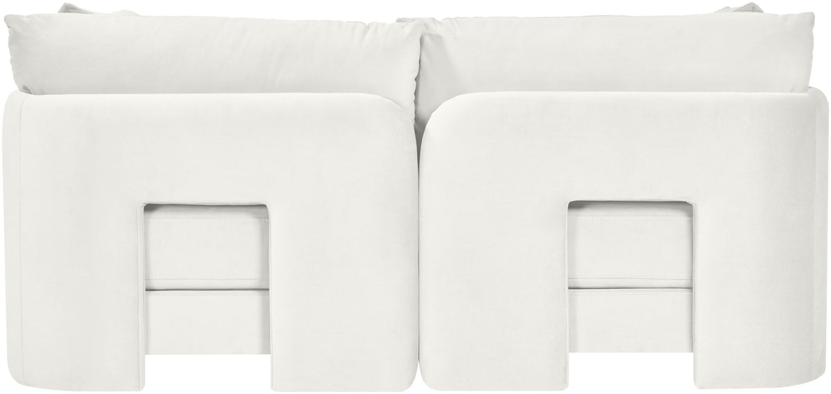 Hammond - Velvet Performance Fabric Upholstered 2 Piece Loveseat