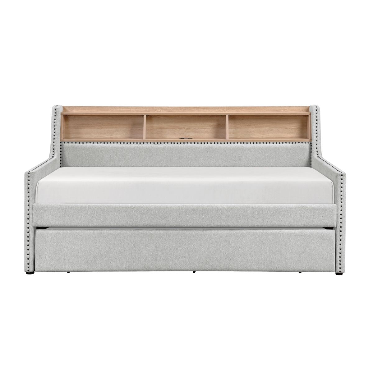 Baxter - Daybed With Trundle - Light Gray
