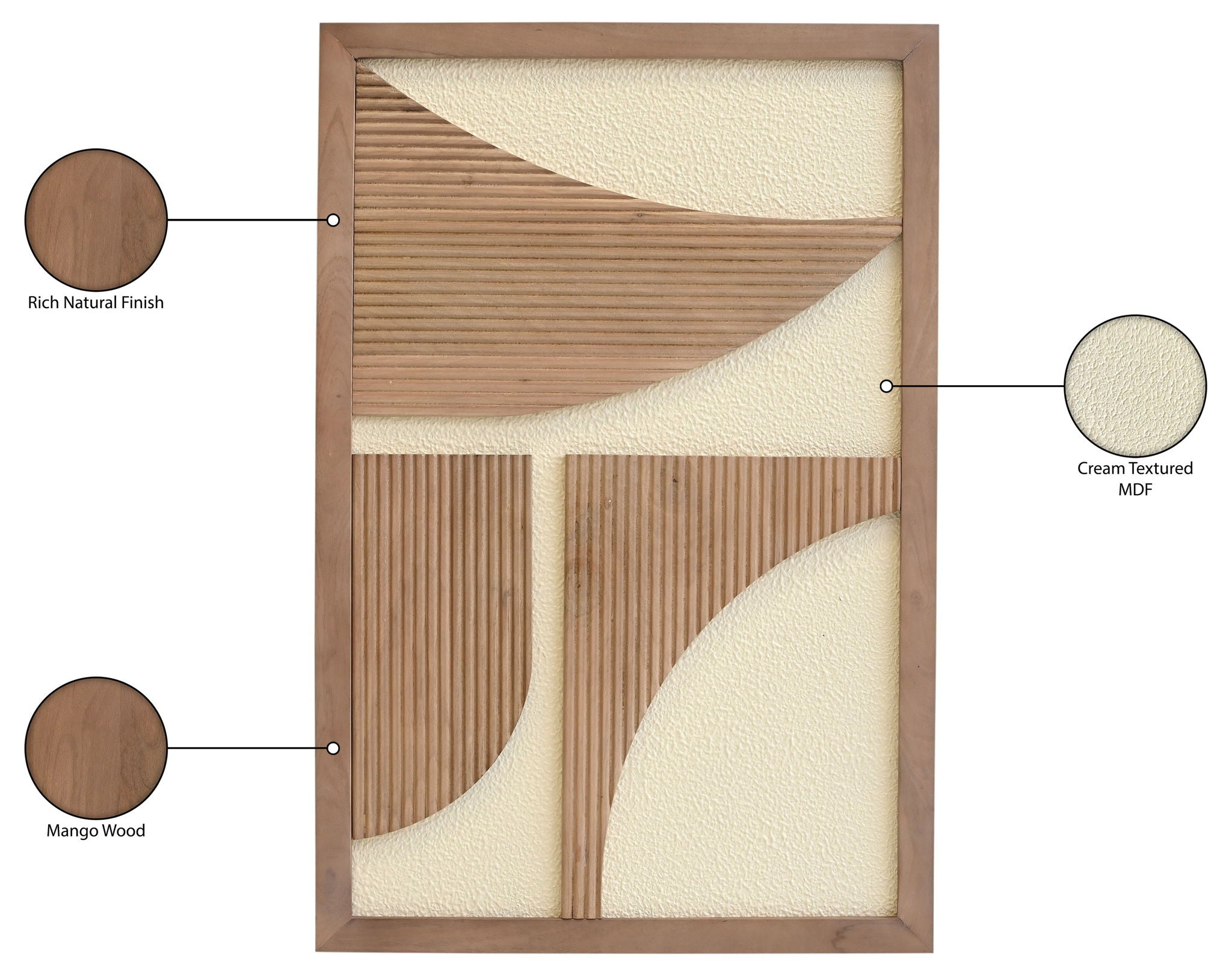 Cadence - Mango Wood Wall Decor