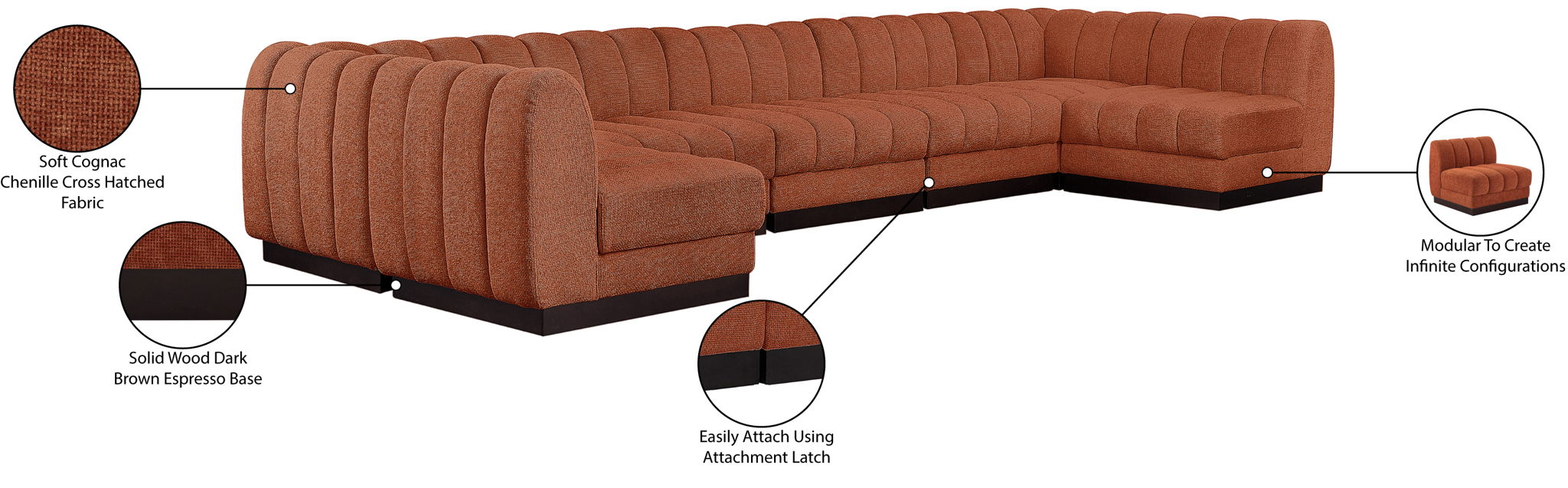 Quinn - 7 Piece Modular Sectional