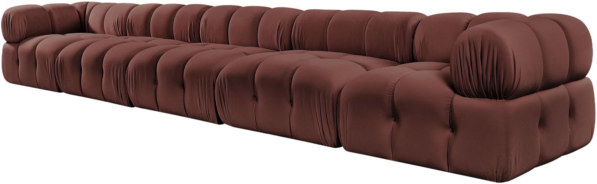 Orin - Fabric Velvet 5 Piece Modular Sofa