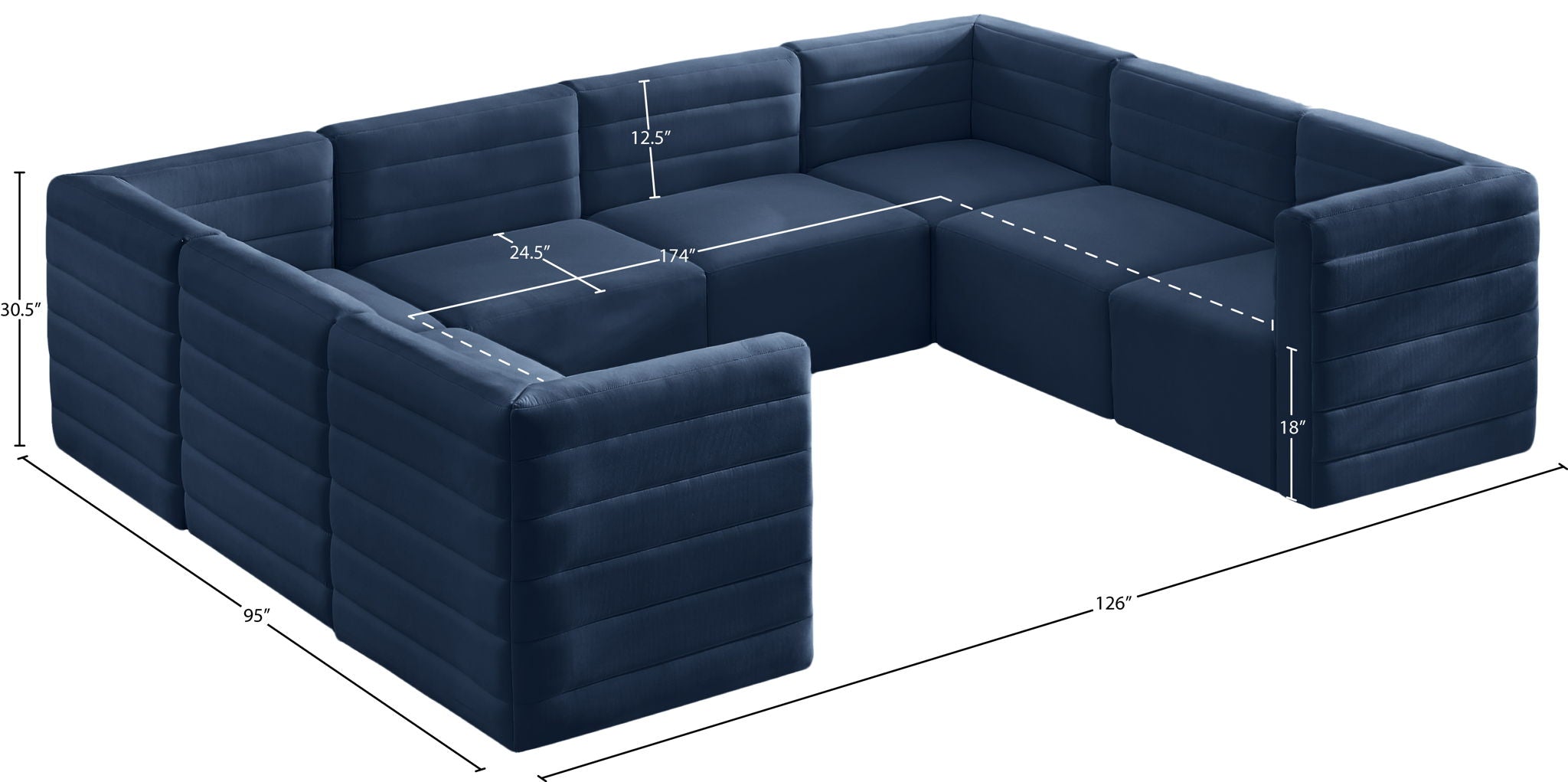 Quincy - 8 Piece  Modular Sectional