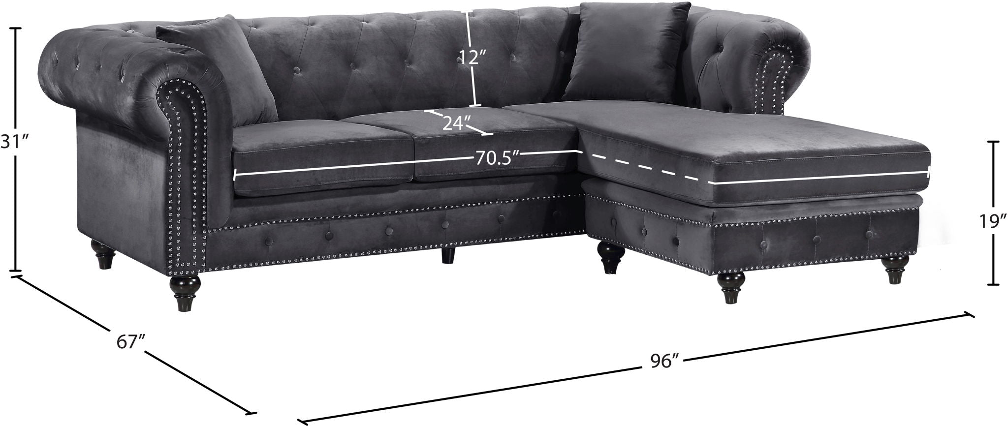 Sabrina - Reversible Sectional