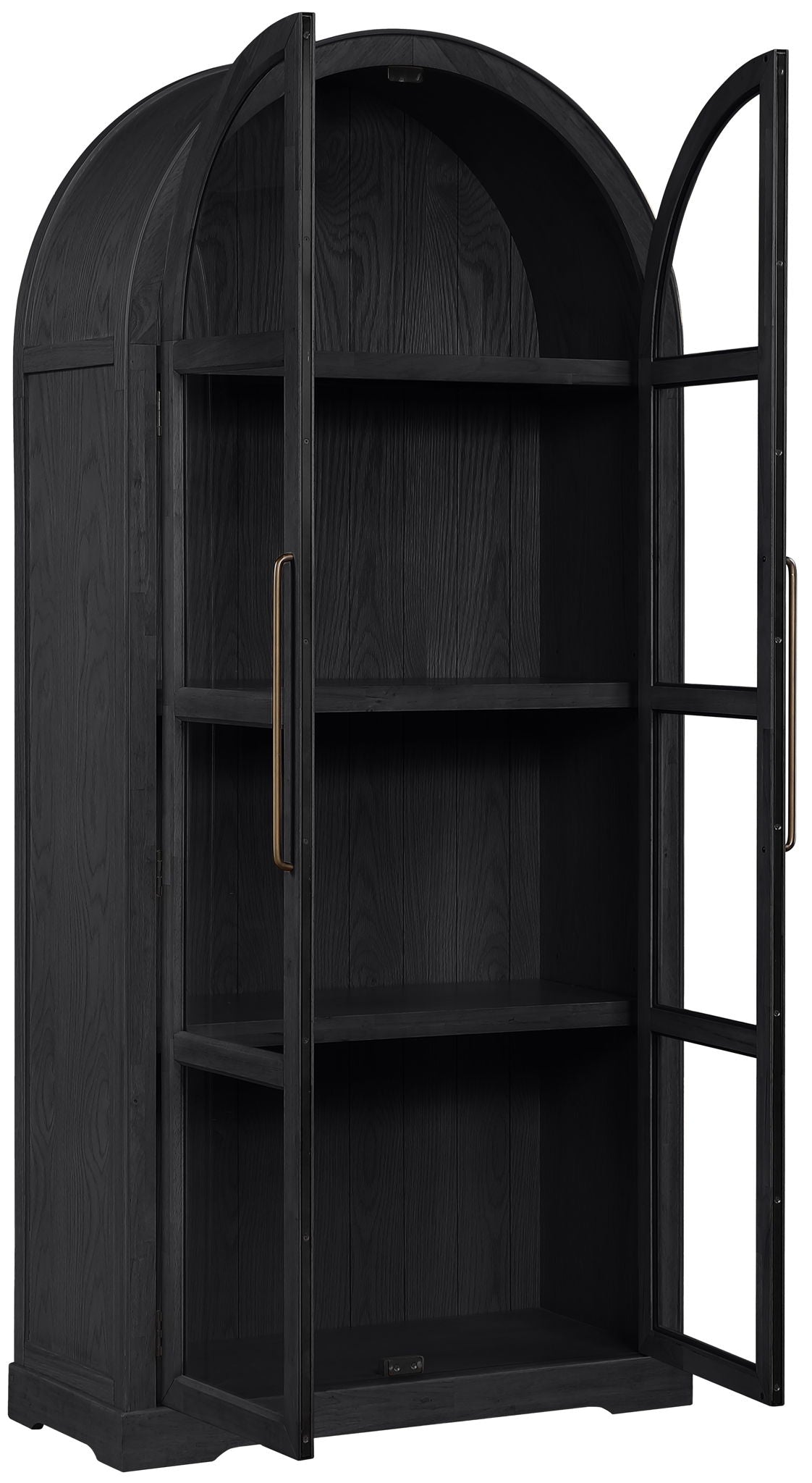 Corva - Solid Wood, Oak Veneer And Stainless Steel Storage Cabinet