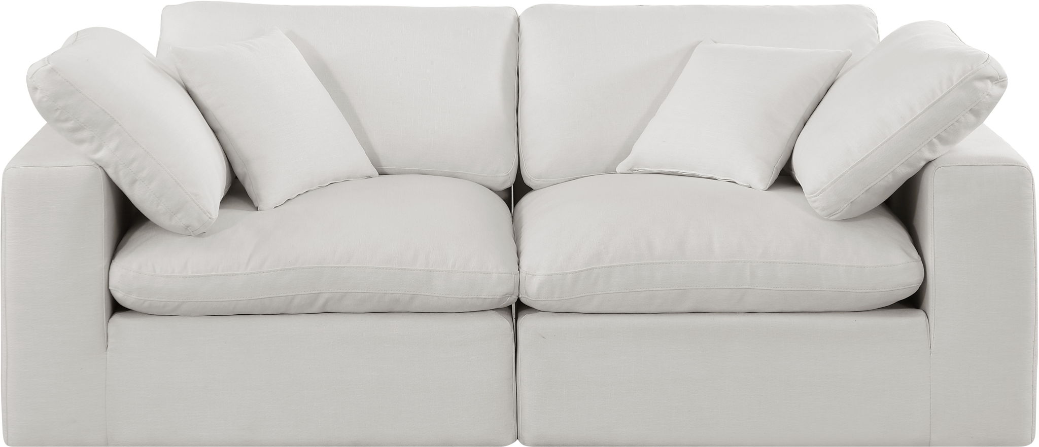 Comfy - Linen Modular Sofa 2 Seats