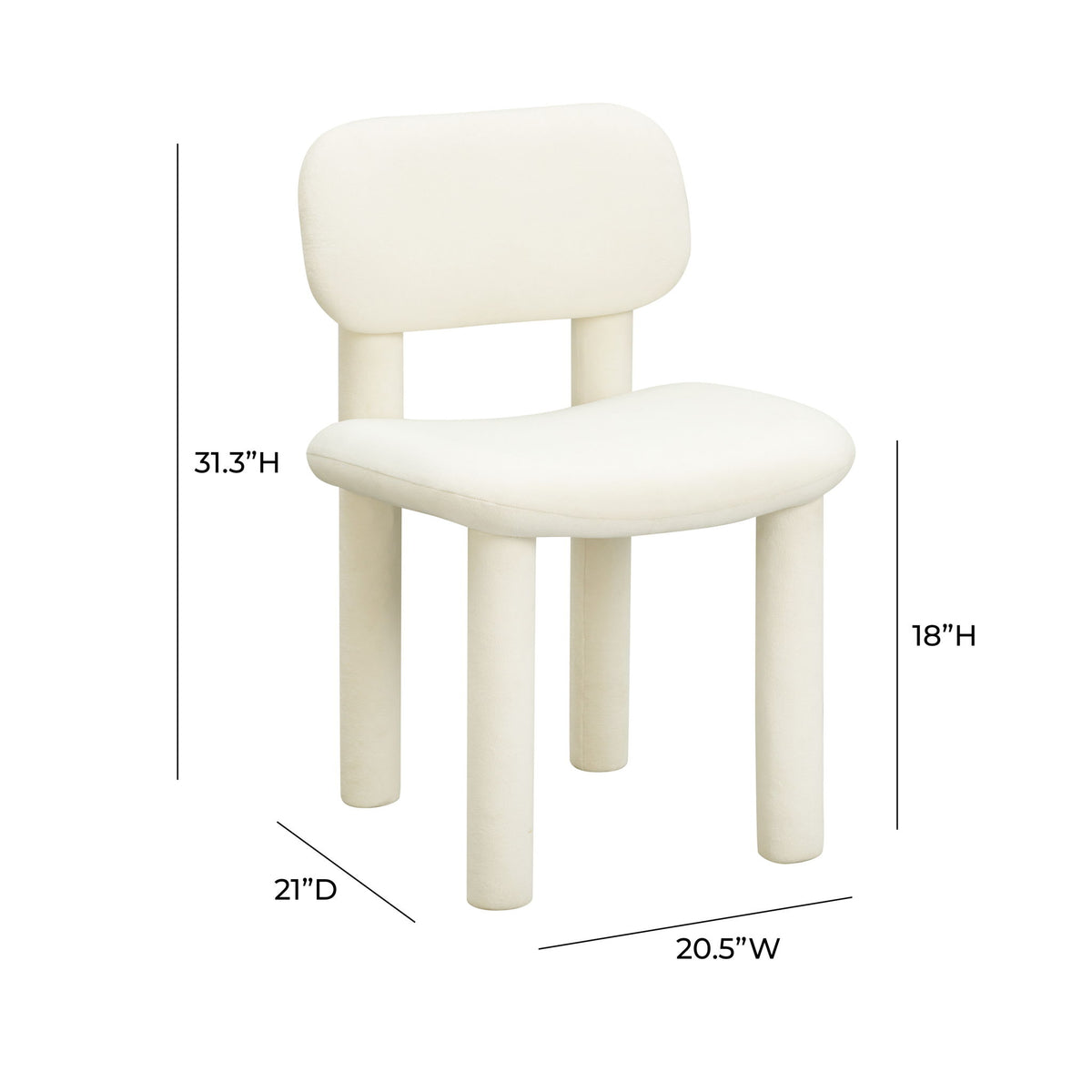 Elise - Velvet Dining Chair