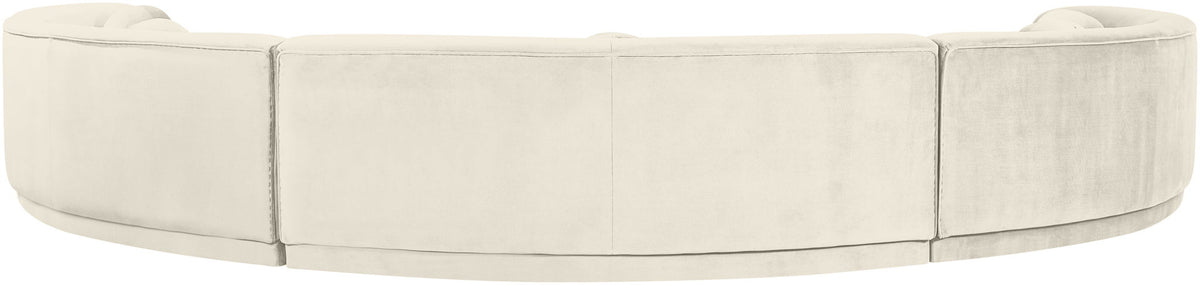 Avra - 192" Velvet Performance Fabric Upholstered Sectional