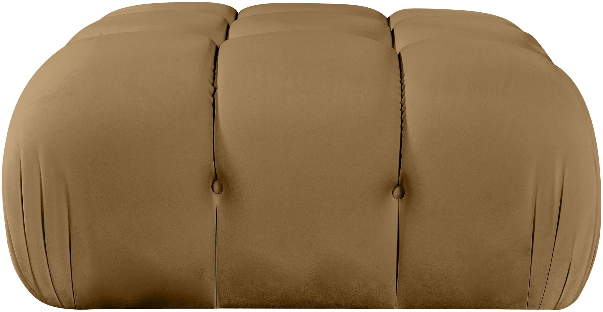 Orin - Velvet Performance Fabric Upholstered Modular Ottoman