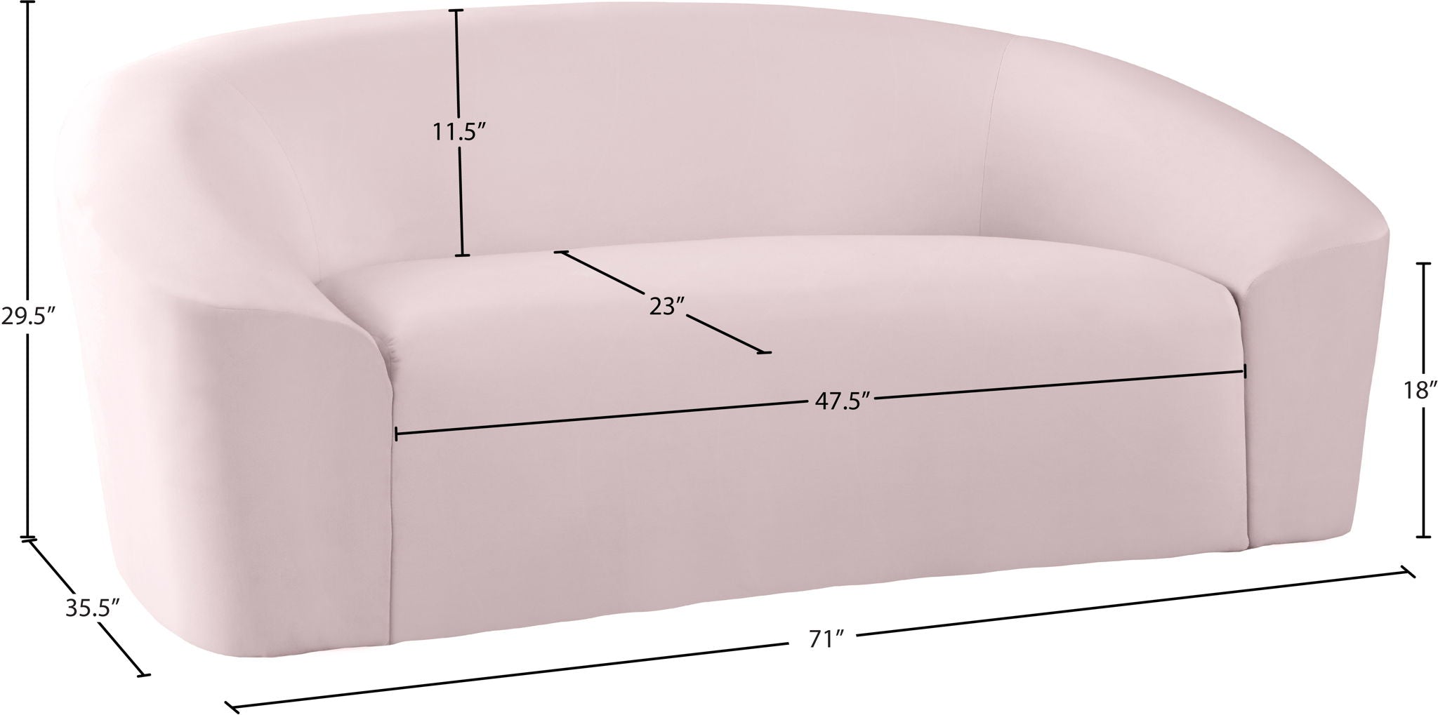 Riley - Loveseat
