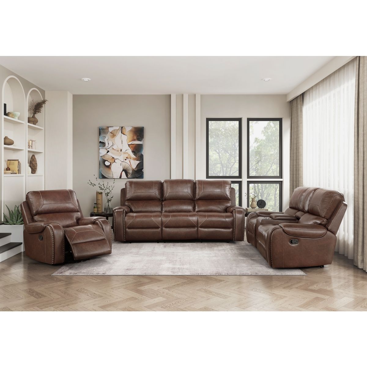 Newnan - Swivel Glider Reclining Chair